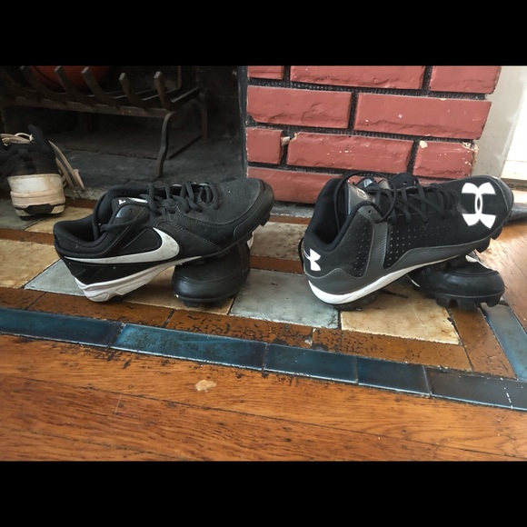 Nike Other - Two pair Boys Baseball Cleats